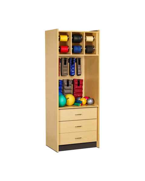 Clinton 5241 Tall PT Cabinet with 3 Drawers Only (Physical Activity Aids are Not Included)