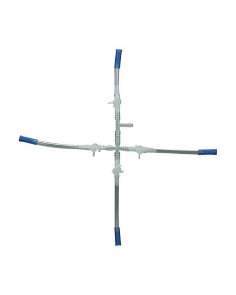 Bemis Health Care 535010 Stopcock Manifold for Four-Canister Hi-Low Stand