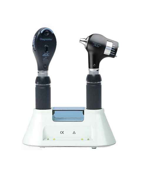 ADC 5580L and 55802L Diagnostix™ 5580 3.5V Desk Diagnostic Set with LED Lamp, PMV Otoscope and Coax/Coax Plus Ophthalmoscope