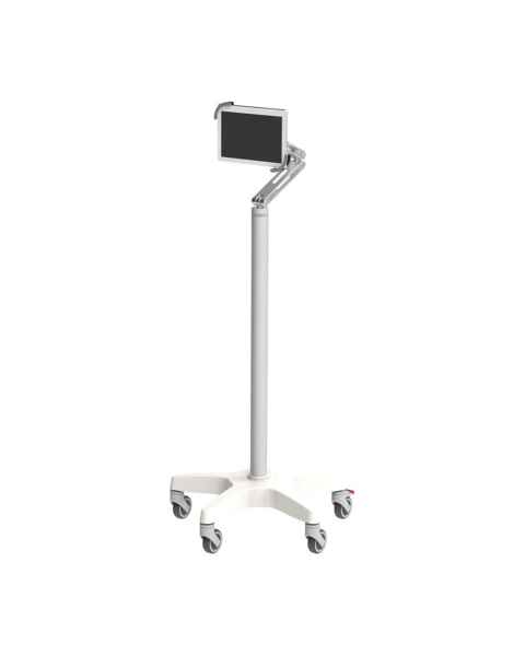 Pegasus Medical 5WRS-TLMD Telemedia Roll Stand with Double Joined Arm (The Tablet is Not Included.)