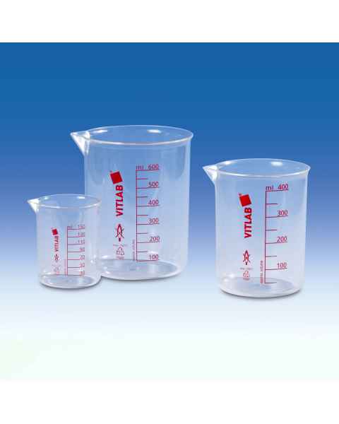 BrandTech PMP Griffin Beaker with Red Screened Graduations
