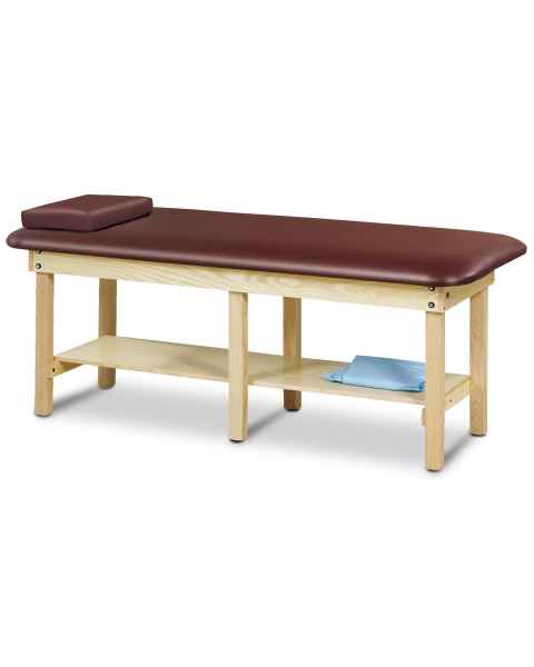 Clinton Model 6190 Classic Series Bariatric Treatment Table with Shelf