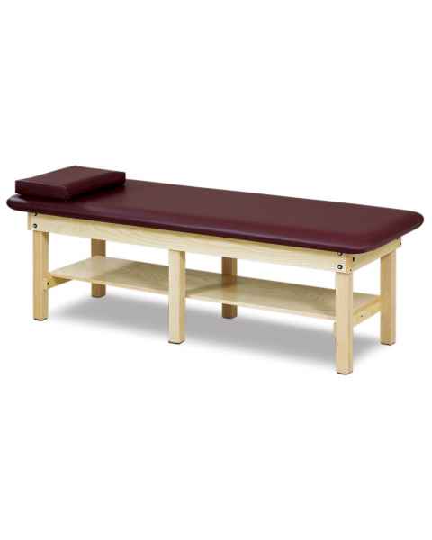 Clinton Model 6196 Classic Series Bariatric Treatment Table with Shelf