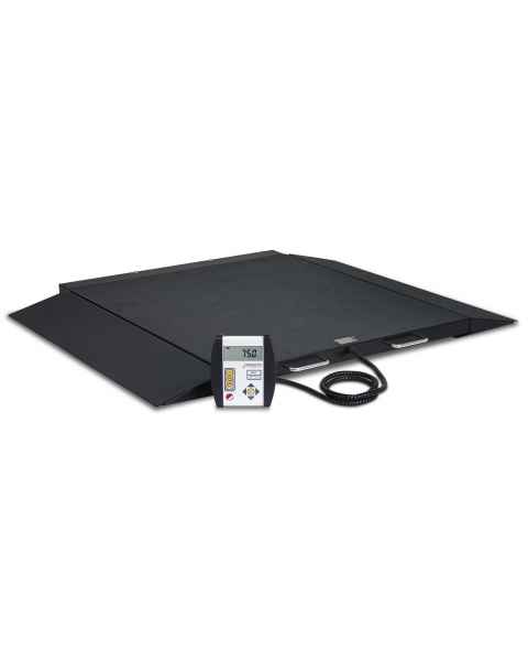 Detecto 6400 Portable Digital Wheelchair Scale with Model 750 Indicator