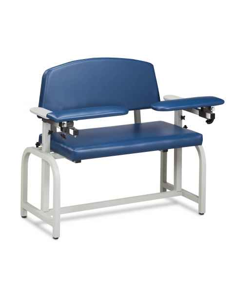 Clinton 66000 Lab X Series Extra-Wide Blood Drawing Chair with Padded Arms