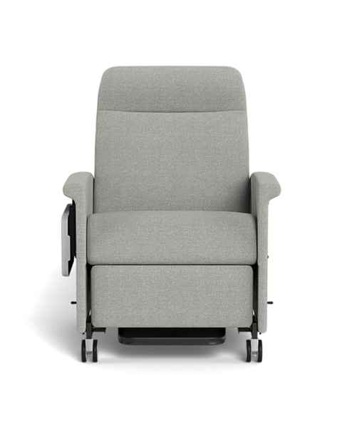 Champion Healthcare Solutions 660 and 66P Ascent 66 Series Bariatric Transport Recliner with Straight Back, Swing-Away Arms