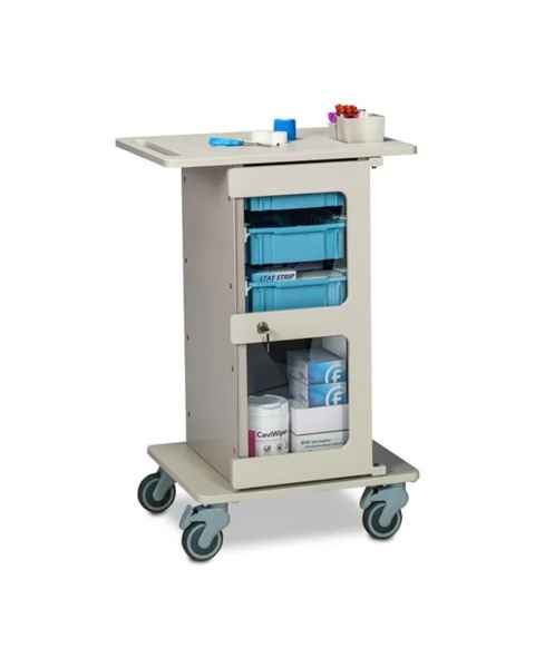Clinton 67-110 ProVisions&trade; Point-of-Care Procedure Cart - Flat Workstation Top (Supplies are not included.)