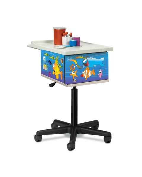 Clinton 67236 Pediatric Phlebotomy Cart - Ocean Commotion Graphics