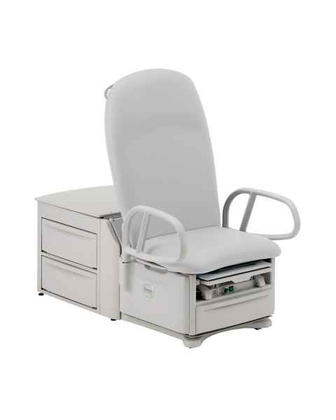 Brewer 6801PLUS-AF945 Access® High-Low PLUS Exam Table 700 with Power Back, Pelvic Tilt, Drawer Heater, and Outlet, Power Back - Flannel Upholstery (The EasyGlide™ Mobility System is Sold Separately)