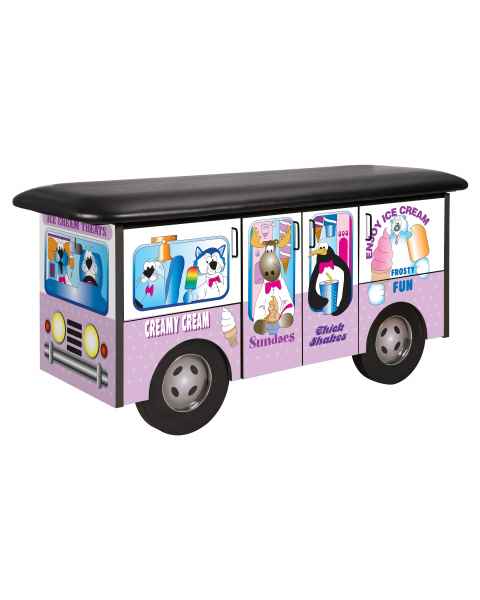 Clinton Model 7070 Fun Series Pediatric Treatment Table - Frosty Friends Ice Cream Truck