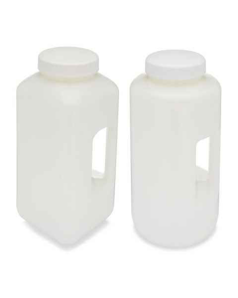 Globe Scientific Diamond® RealSeal™ Large Format Wide Mouth with Handle, HDPE Bottle with PP Cap