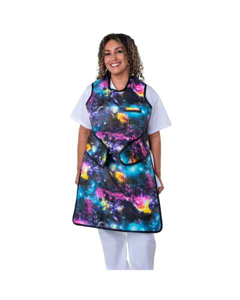 Shielding 740UL Ultra Lite Lead Plain Back Quick Drop Apron in Galaxy Nylon (Slit Pocket is an Optional Upgrade)