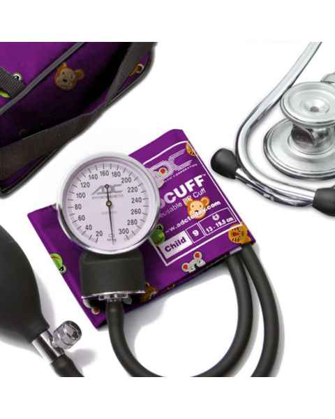ADC 768-641-9CAD Pro's Combo II™ SR Pocket Aneroid/Sprague Kit, Child, Adimals