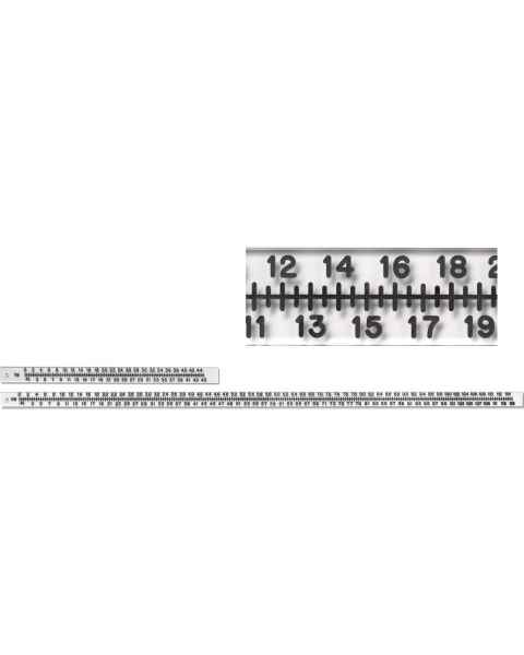 Rigid Acrylic Radiopaque Extremity Rulers