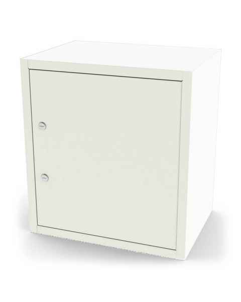 Model 7785 Large Painted Steel Narcotic Cabinet, Single Door, Double Lock, 5 Shelves - 20.25" H x 8.625" W x 13.625" D