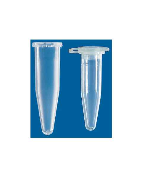 BRAND 0.5mL Non-Sterile Disposable Microcentrifuge Tubes - Clear