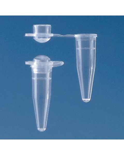 BrandTech 0.2mL PCR Tube with Attached Domed Cap - Clear