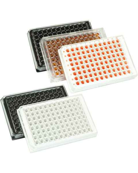 BrandTech BRANDplates 96-Well Plate cellGrade Polystyrene Sterile with Lids