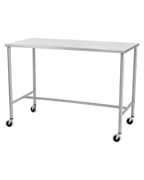 Blickman Stainless Steel Instrument Table With H-Brace