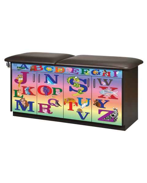 Clinton Imagination Series Alphabet Animals Pediatric Treatment Table