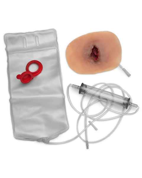 Life/form Moulage Wound - Gunshot Exit Wound, Palm Simulator