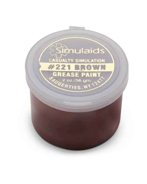 Life/form Moulage Grease Paint - 2 oz. - Brown