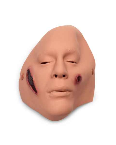 Life/form Moulage Wound - Anthrax, Double Wound, Face Simulator