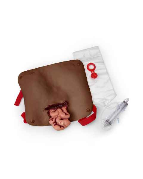 Life/form Moulage Wound - Abdominal Wound - Dark Simulator