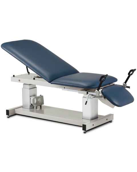 Clinton 80069 27" Wide Multi-Use Ultrasound Power Table with Stirrups