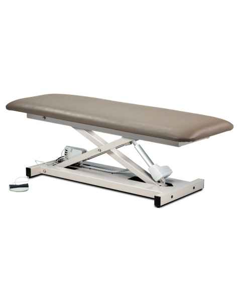 Clinton Open Base Power Table with One Piece Top Model 80100