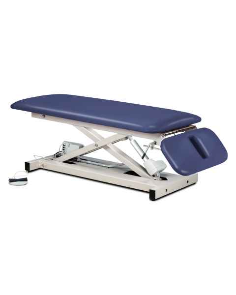 Clinton Space Saver Power Table with Drop Section