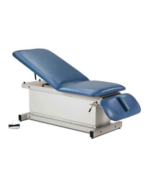 Clinton 81399 Power XL Shrouded Table with Adjustable Backrest and Drop Section - Wedgewood Upholstery