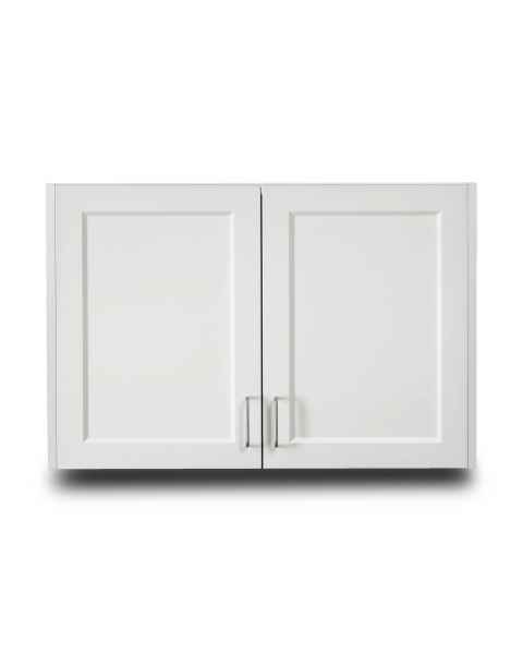 Clinton 8336 Wall Cabinet with 2 Doors - 36" W x 24" H, Fashion Finish Arctic White