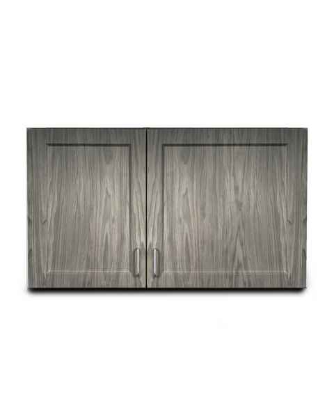 Clinton Wall Cabinet with 2 Doors - 42" W x 24" H, Fashion Finish