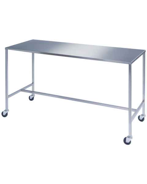 Lakeside Stainless Steel H-Brace Instrument Table