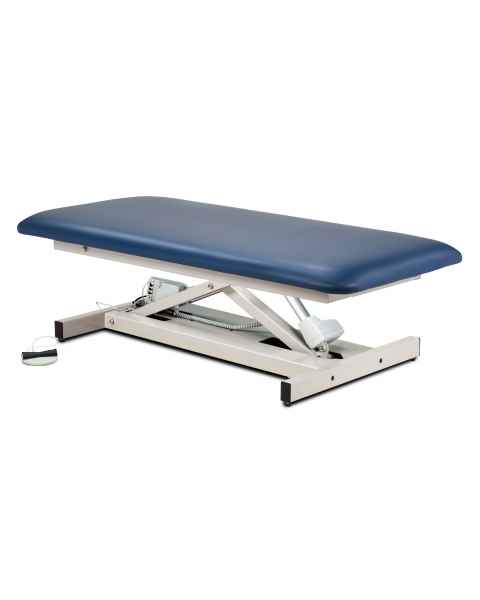 Clinton Model 84100 Extra Wide Open Base Bariatric Straight Top Power Table