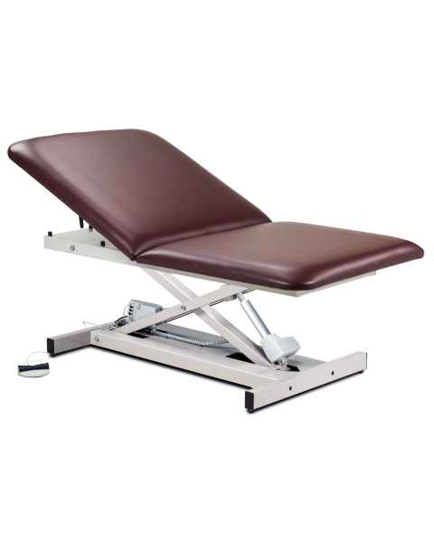 Clinton Model 84200 Extra Wide Open Base Bariatric Power Table with Adjustable Backrest