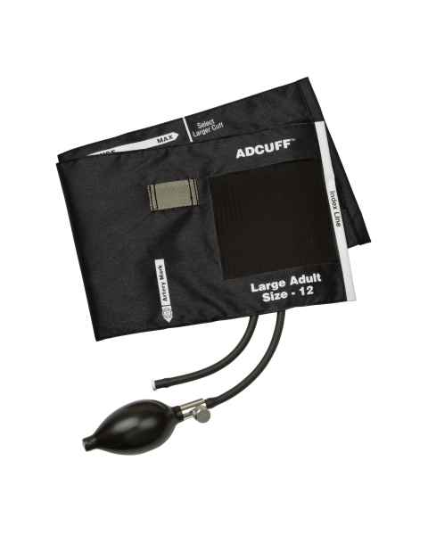 ADC 865-12XBK Adcuff™ Large Adult Sphyg Inflation System - Black
