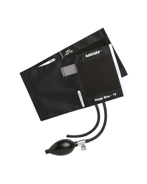 ADC 865-13TBK Adcuff™ Thigh Sphyg Inflation System - Black
