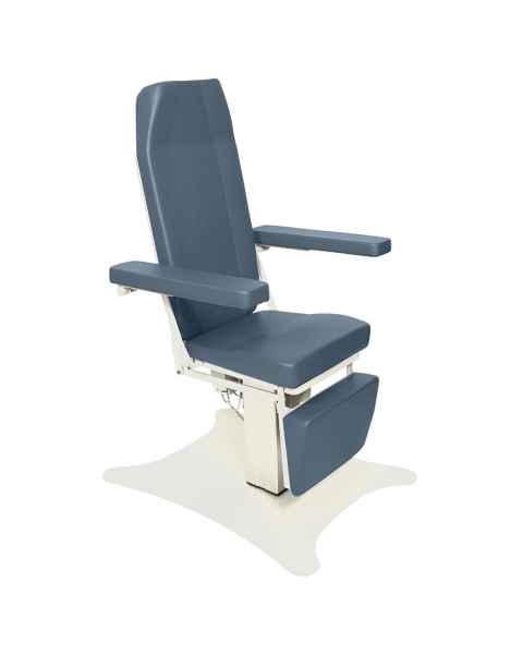 Model 8678 Power Phlebotomy Chair - Steel Blue