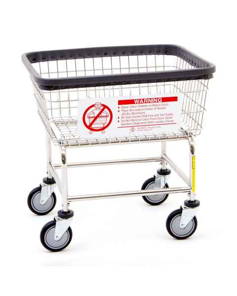 R&B Wire 902 Warning Sign for Wire Basket - Actual Use (Wire Laundry Cart is Sold Separately)