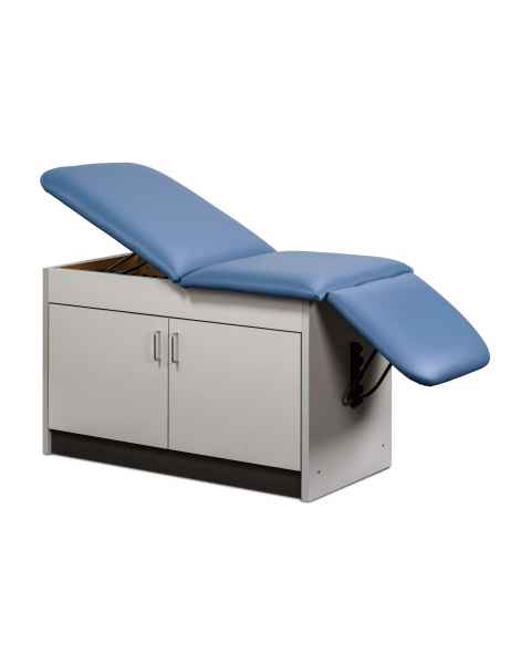 Clinton 91002-27 Cabinet Style Space Saver Table with Adjustable Backrest and Leg Rest, Wedgewood Upholstery