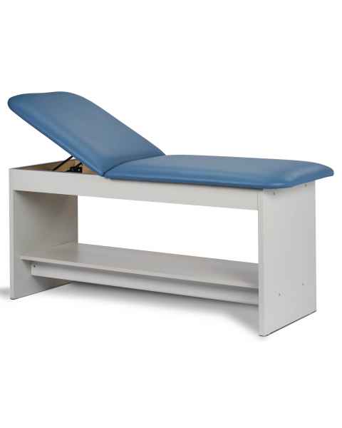 Clinton Model 91020 Panel Leg Series Treatment Table with Full Shelf