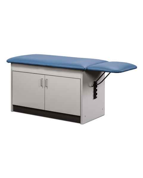 Clinton 91882-27 Cabinet Style Space Saver Table with Flat Top and Leg Rest - Wedgewood Laminate