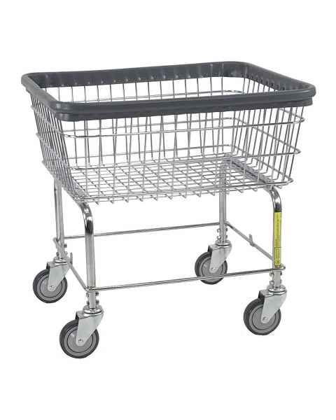 R&B Wire 96CBC Economy Wire Laundry Cart, All Chrome - Cart only