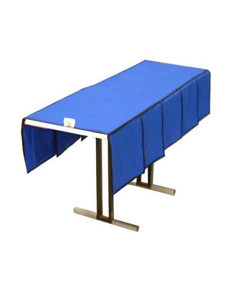 Lead Saddle Bag Table Shield - 52" x 18 1/2" x 12"