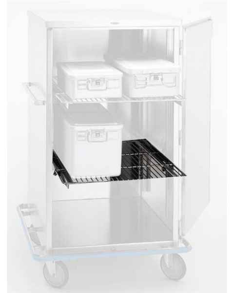Pedigo Stainless Steel Roll Out Wire Shelf for CDS-242 and CDS-245 Surgical Carts