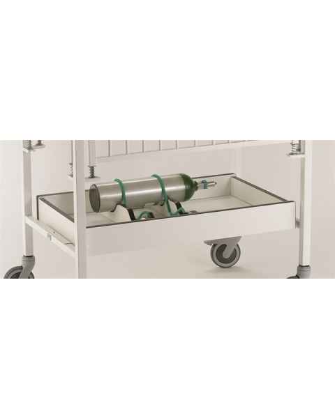 NK U210 Under Crib Storage Unit with O2 Tank Cutouts For Child Crib