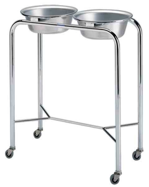 Pedigo Chrome Double Basin Stand