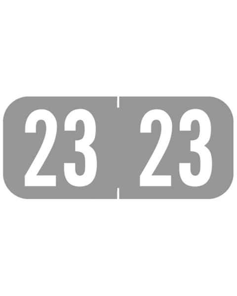 2023 Year Labels - Tab 1287 Compatible - Size 1/2